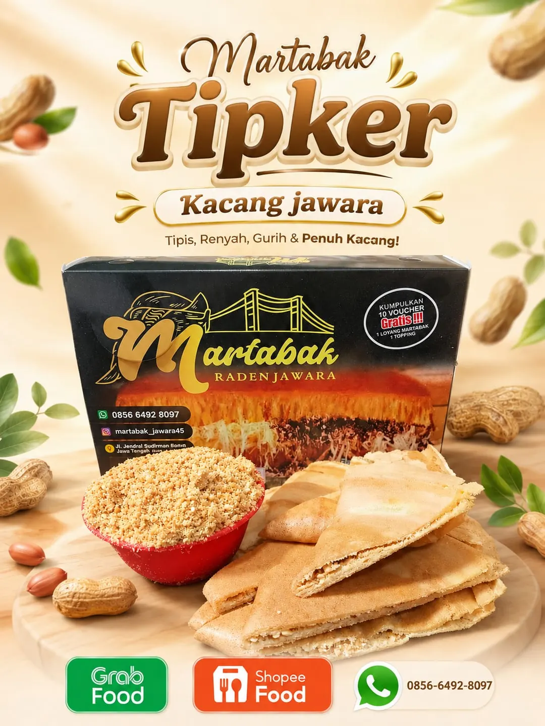 Martabak Tipker Kacang
